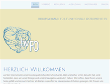 Tablet Screenshot of bvfo-verband.org